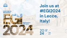 Конференція EGI 2024 - 30 вересня - 4 жовтня 2024, Лечче, Італія